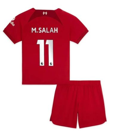 Camisolas de Futebol Liverpool M.Salah 11 Criança Principal 2022-23
